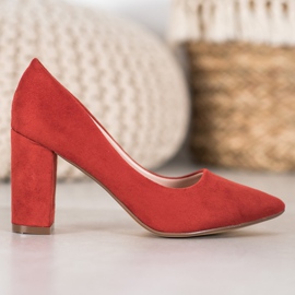 Ideal Shoes Pumpe s visokim potpeticama od lososa višebojan narančasta 2