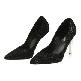 Kožne pumpe na szpilki 497 crni Espinto crna 3