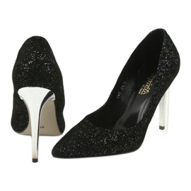 Kožne pumpe na szpilki 497 crni Espinto crna 4