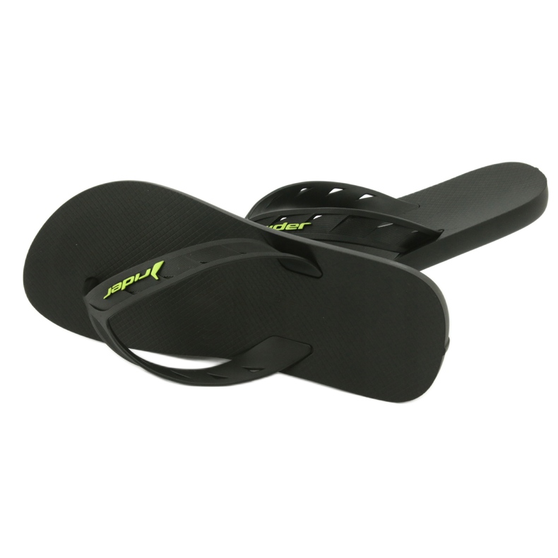 Rider Crni i zeleni muški jahač flip-flops 11573 crna 5
