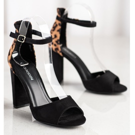 Goodin Pumpe s točkicama smeđa crno 2