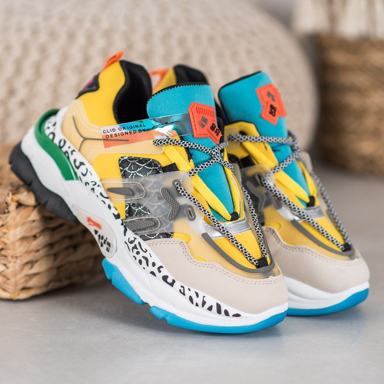 Seastar Modne tenisice višebojan žuta boja 1