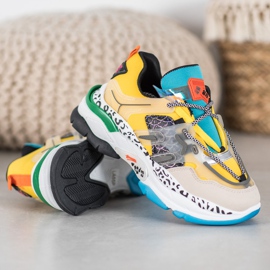 Seastar Modne tenisice višebojan žuta boja 2