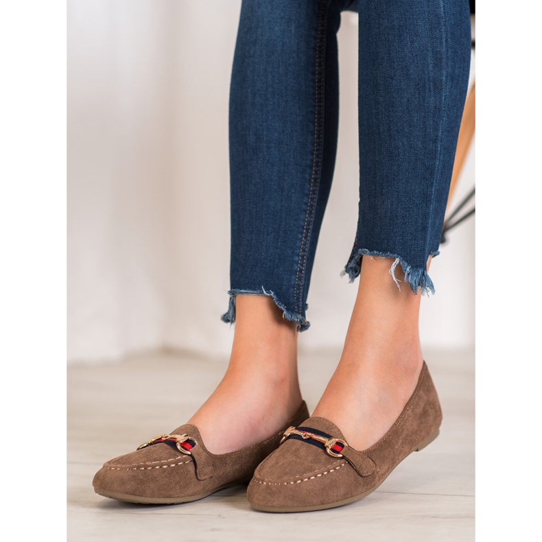 Fama Suede Lords s ukrasom smeđa 1