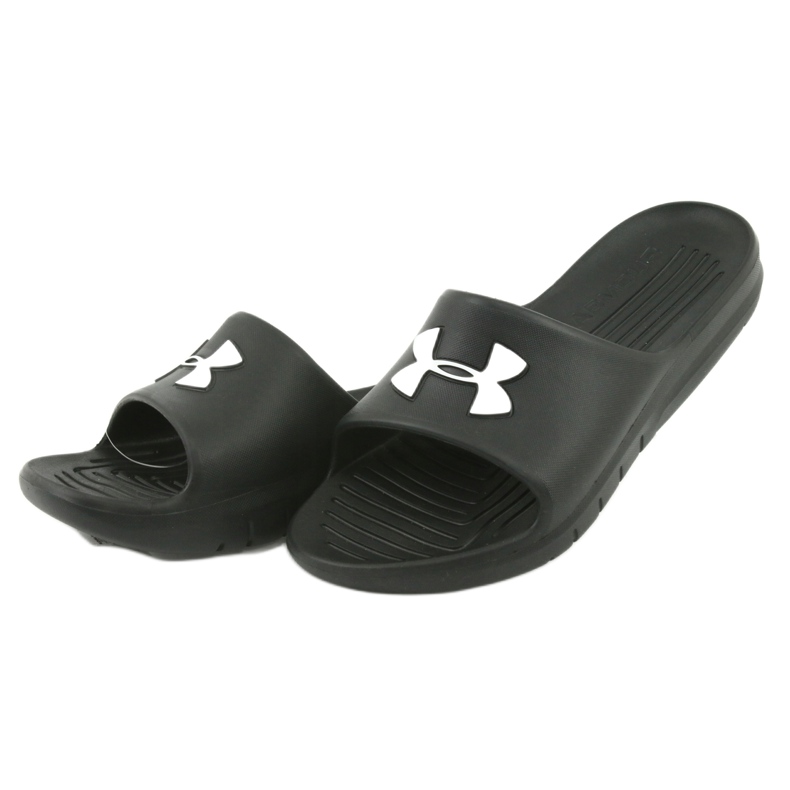 Under Armour Muške papuče ispod jezgre oklopa PTH SL 3021286-001 za vodu crnu vodu crna 3