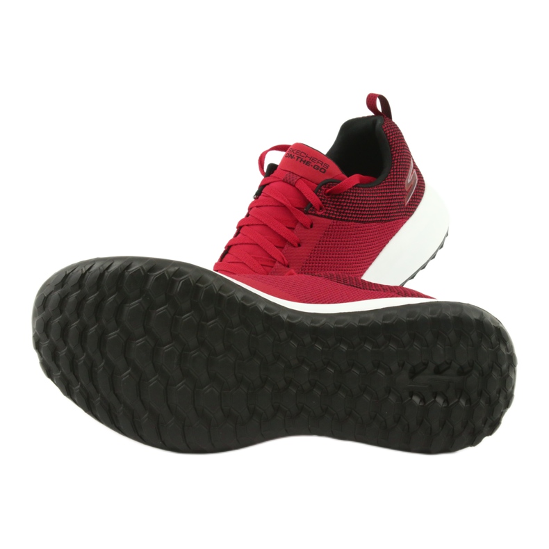 Skechers On The Go M 55330-RDBK Cipele crna crvena 5