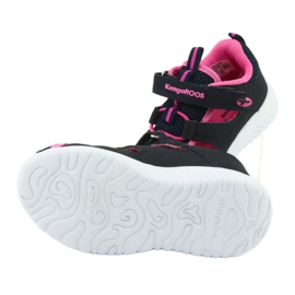 Sandale na čičak KangaRoos 02058 dk mornarica tamnoplava ružičasta 5