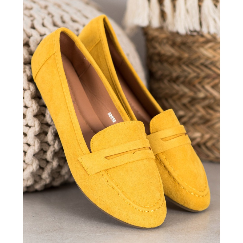 Fama Klasične mokasine žuta boja 2