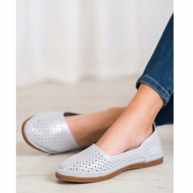 VINCEZA Brokadni sliponi siva 1