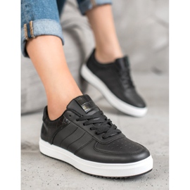 SHELOVET Elegantne cipele na platformi crno 1