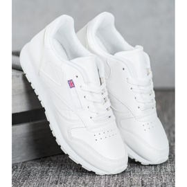 SHELOVET Vezane cipele od eko kože bijela 2