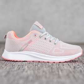 Ax Boxing Udobne ažurne sportske cipele narančasta siva 2