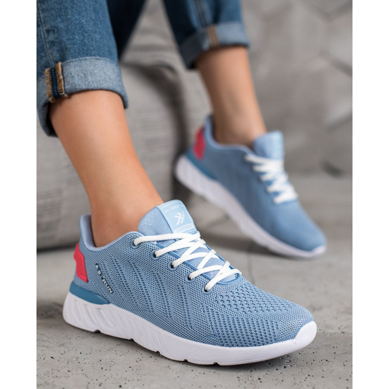 Ax Boxing Lagane ažurne sportske cipele plava 1