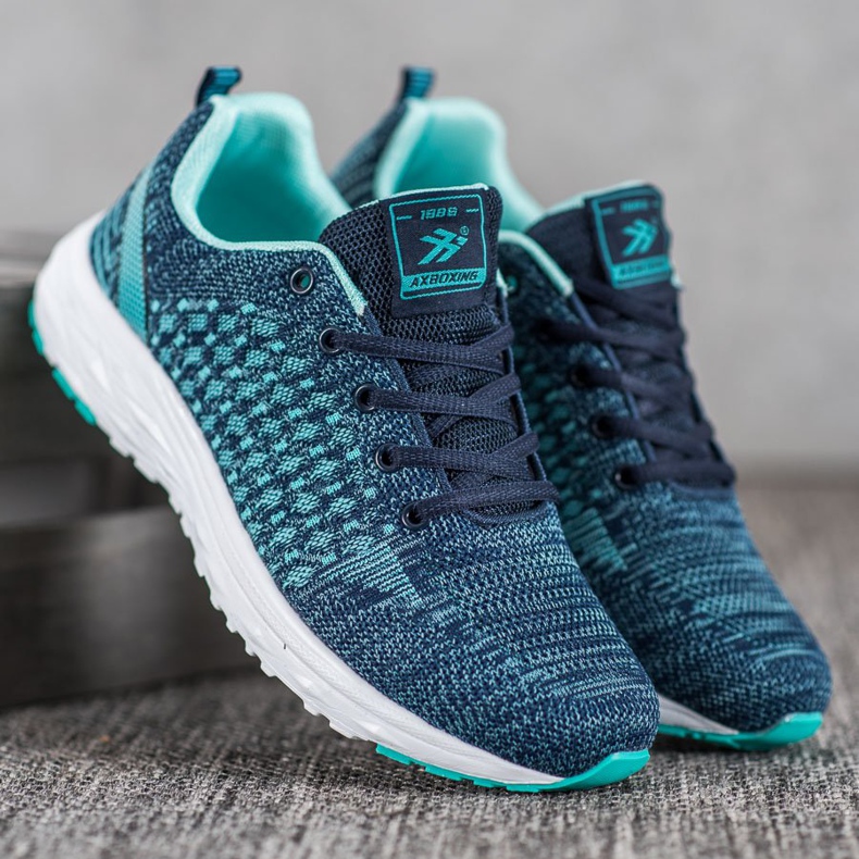 Ax Boxing Sportske cipele s mrežom plava 1