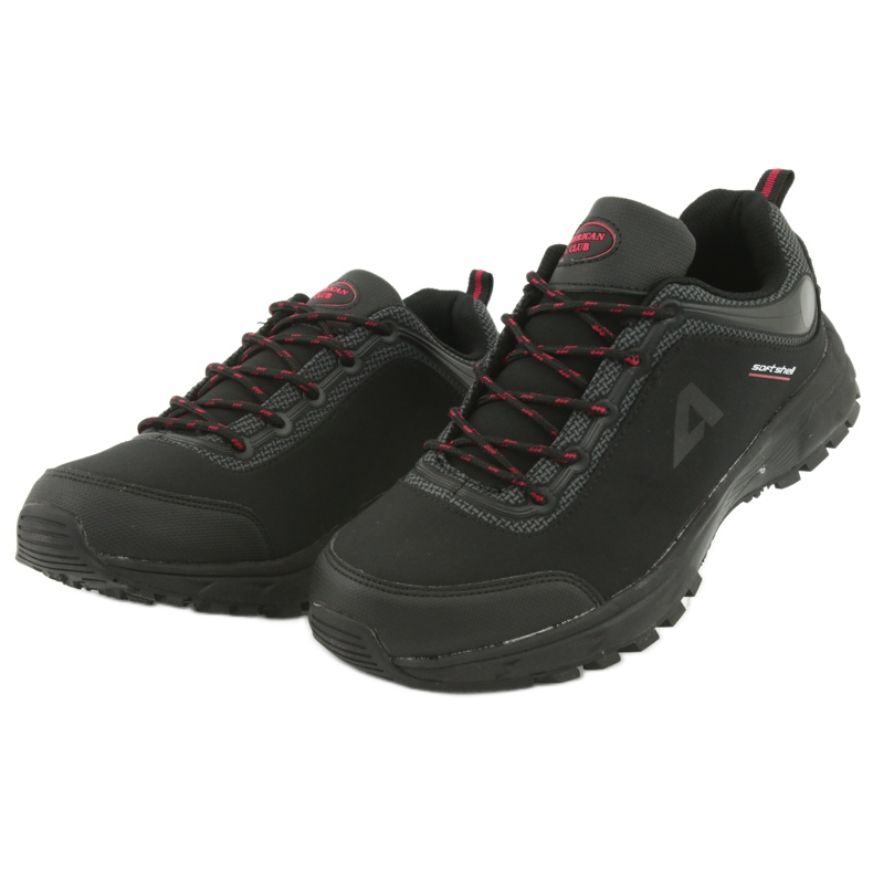 American Club HL02 vodootporne softshell sportske cipele crna crvena siva 3