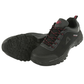 American Club HL02 vodootporne softshell sportske cipele crna crvena siva 5