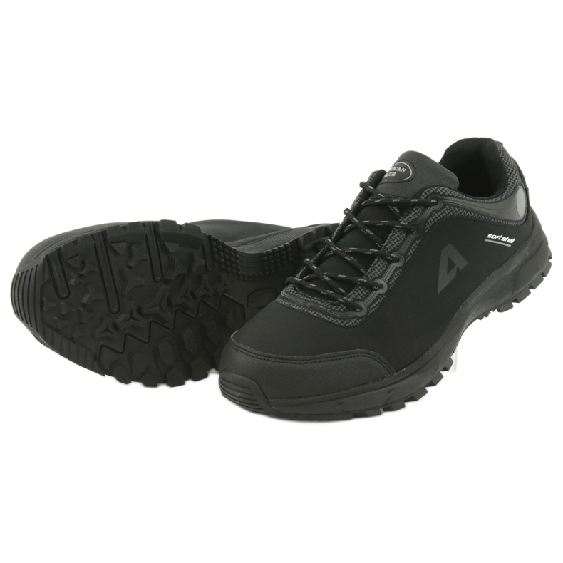 American Club HL02 vodootporne softshell sportske cipele crna siva 5