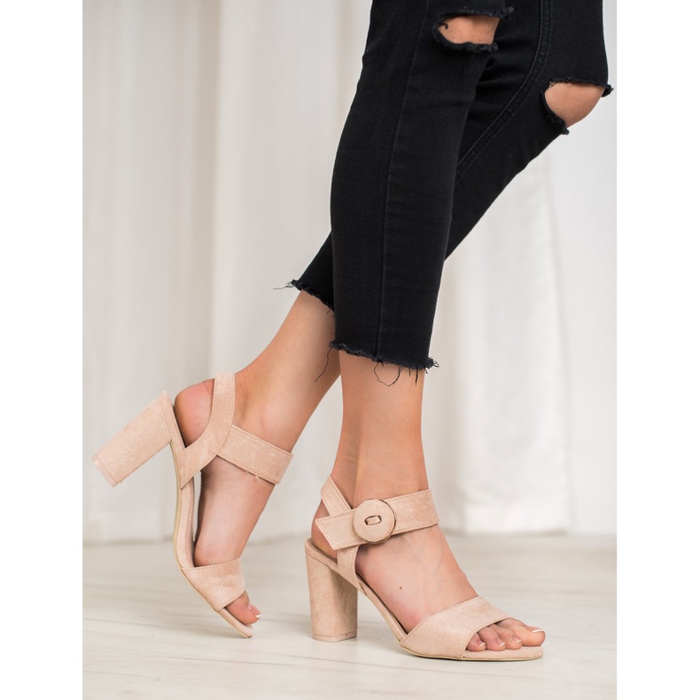 Bež sandale na baru VINCEZA 1