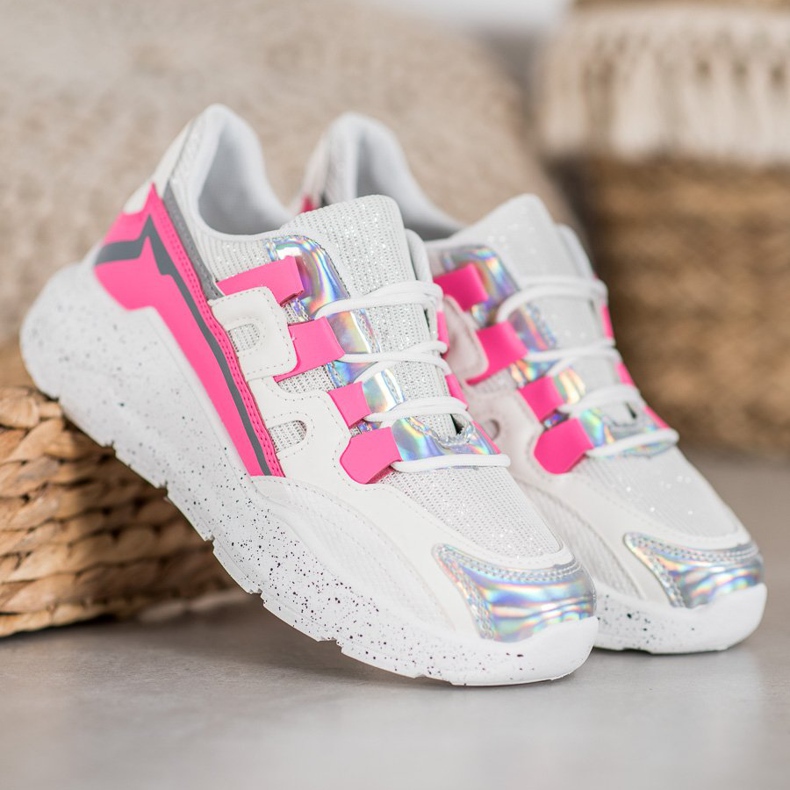 Seastar Tenisice sa sjajem bijela višebojan 2