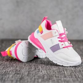 Seastar Šarene tenisice s mrežom bijela višebojan 1