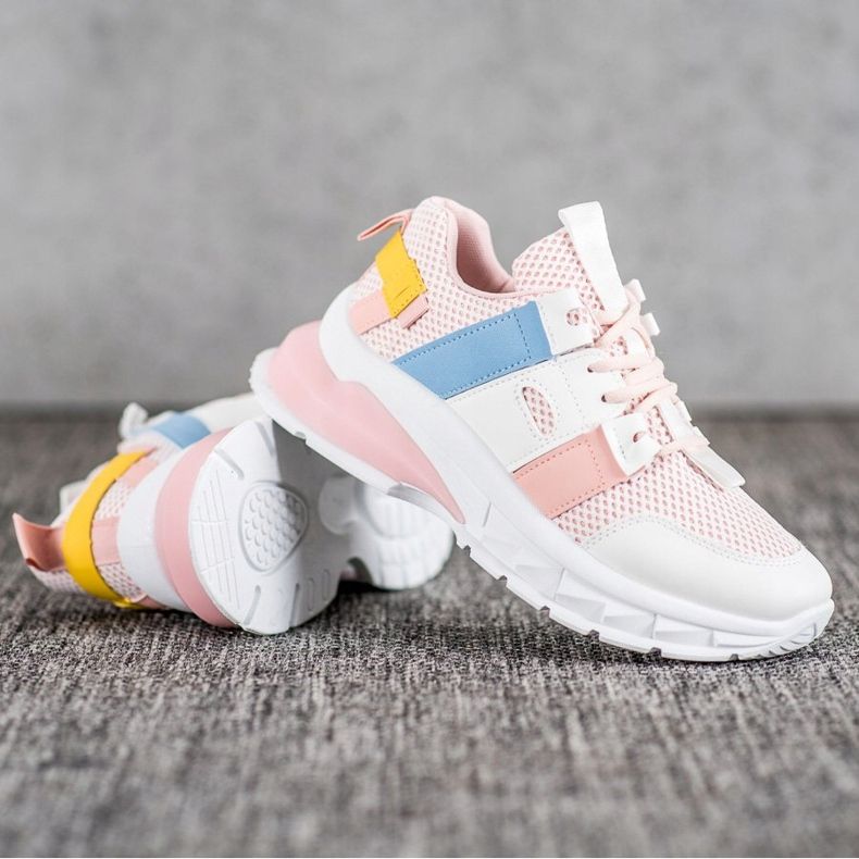 Seastar Šarene tenisice s mrežom bijela višebojan 1