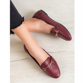 Clowse Elegantna obuća od eko kože crvena 1