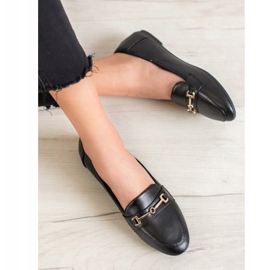 Clowse Elegantna obuća od eko kože crno 2