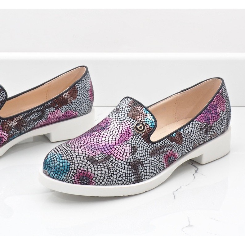 Klasične crne cvjetne jazz cipele s cvijećem ZQ630-1 višebojan 1