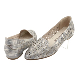 M.Daszyński Lordsy balerinke lavanda / zlato Daszyński SA151 ružičasta siva 4