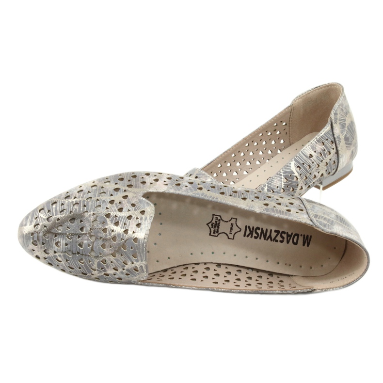 M.Daszyński Lordsy balerinke lavanda / zlato Daszyński SA151 ružičasta siva 5