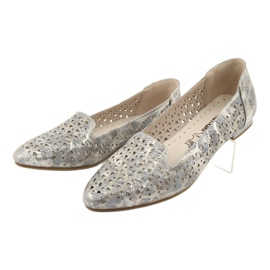 M.Daszyński Lordsy balerinke lavanda / zlato Daszyński SA151 ružičasta siva 3