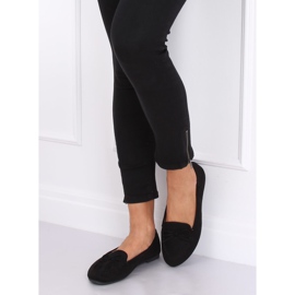 Crne ženske mokasine 9F127 Crne crno 1