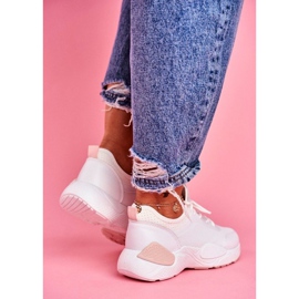 BUGO Ženske sportske cipele ružičaste i bijele boje Fellen bijela ružičasta 2