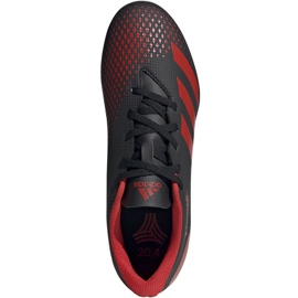 Adidas Predator 20.4 Tf EE9585 kopačke crno, crveno crna 1