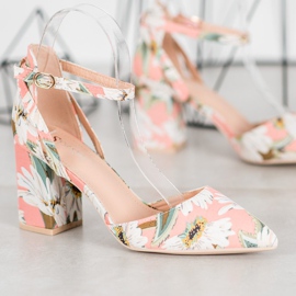 Seastar Pumpe s cvijećem ružičasta raznobojna 1