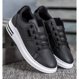 SHELOVET Modne crne sportske cipele crna 1