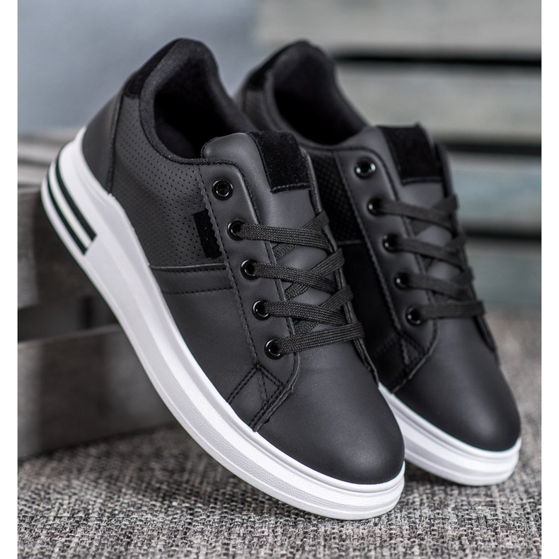 SHELOVET Modne crne sportske cipele crna 1