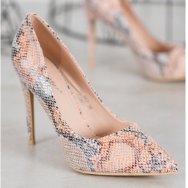 Seastar Klinovi s leopard ispisom raznobojna 1