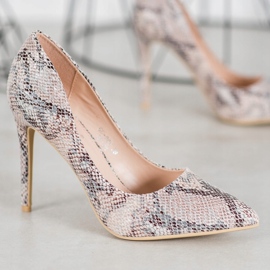 Seastar Klinovi s leopard ispisom višebojan 1