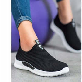 SHELOVET Klizne sportske cipele crna 1