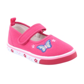 Atletico leptir balerine s kožnim uloškom ružičasta 1