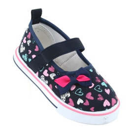 Balerine sa mašnom od Atletico kožnog umetka bijela tamnoplava plava ružičasta 1