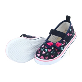 Balerine sa mašnom od Atletico kožnog umetka bijela tamnoplava plava ružičasta 5