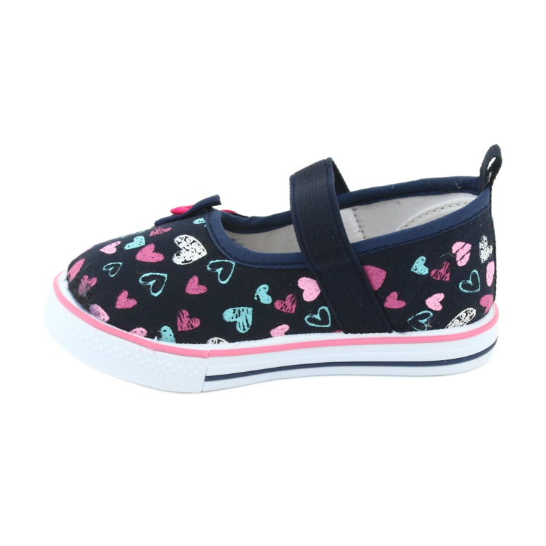 Balerine sa mašnom od Atletico kožnog umetka bijela tamnoplava plava ružičasta 2