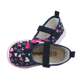 Balerine sa mašnom od Atletico kožnog umetka bijela tamnoplava plava ružičasta 6