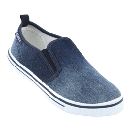 Dječje ATLETICO BAM060 teksas slip-on tenisice plava 1