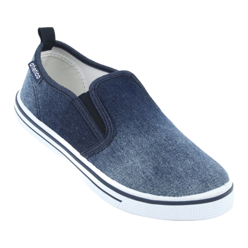 Dječje ATLETICO BAM060 teksas slip-on tenisice plava 1