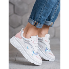 SHELOVET Modne bijele tenisice bijela višebojan 1