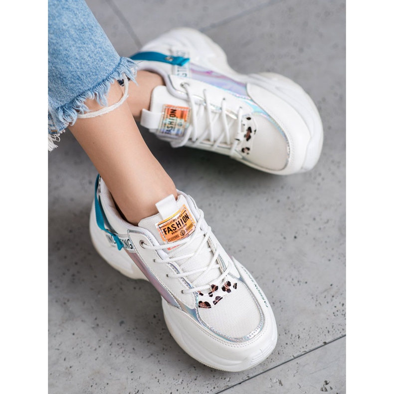 SHELOVET Modne sportske tenisice bijela višebojan 1