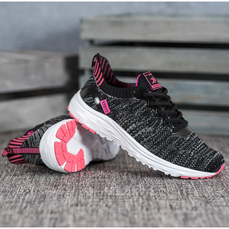 Ax Boxing Lagane cipele od tekstila crno 1